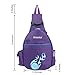 Klau Tennis Badminton Racquet Backpack, Nylon Tennis Racket Cover Outdoor Sports Bag Purple for Tennis Beginners