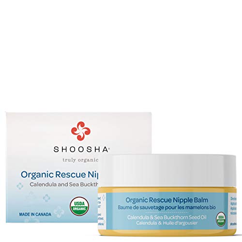 Nipple cream for breastfeeding, USDA certified organic and all natural butter for breastfeeding mothers, gives immediate relief, Hypoallergenic and Gluten free from Shoosha