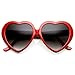 zeroUV - Large Oversized Womens Heart Shaped Sunglasses Cute Love Fashion Eyewear