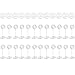 HESTYA 36 Pieces Table Number Holders, 24 Stand & 12 Ring Holders (Silver)