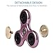 Elongdi Fidget Spinner Aluminum Help Focus Durable EDC Hand Spinner Toy Perfect for Spend Time Relieves Anxiety Fidget ADHD Autism Lessen Boredom, High Speed Up to 5mins (Rose-gold, Round)
