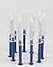 Teeth Whitening Kit 10 Syringes Strongest 44% Carbamide Peroxide Vegan Teeth Whitening Gel, Light and Teeth Bleaching Trays Included