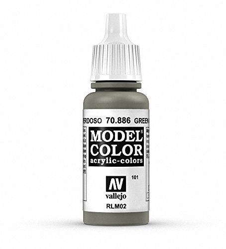 Vallejo Green Grey Model Color 1 Paint, 17ml