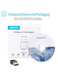 Adaptador USB Bluetooth CSR 4.0 USB Dongle receptor de transferencia inalámbrica adaptador para ordenador portátil compatible con Windows 10 8 7 Vista XP,ratón y teclado, auriculares.