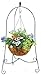 Panacea™ 86630 Folding 3-leg Scroll Hanging Basket Plant Stand, Black, 40