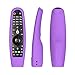 SIKAI Shockproof Silicone Case for LG AN-MR600 / LG AN-MR650 / AN-MR18BA / LG AN-MR19BA Magic Remote Battery Cover Protective Skin Holder Washable Dirt-Proof Anti-Lost with Remote Loop (Purple)