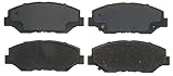 ACDelco 14D914C Advantage Ceramic Front Disc Brake Pad Set with Wear Sensor