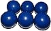 MyLec Street Hockey Balls, No-Bounce Street Hockey Balls, Perfect for Play at >30 degrees F, Durable Construction, Roller Hockey Ball for Indoor/ Outdoor Play (Blue, Pack of 6)