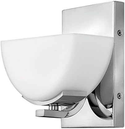 Hinkley Verve Collection Transitional One Light Bathroom Sconce, Chrome