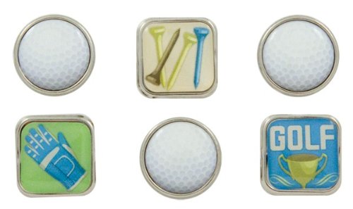 Karen Foster Design, Scrapbooking and Craft Embellishment, Bubble Brads, Golf