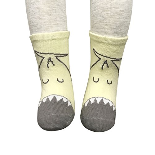 Bowbear 5-Pair Spunky Designs Baby Socks, Lively