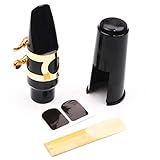FOVERN1 Alto Sax Saxophone Plastic Mouthpiece with