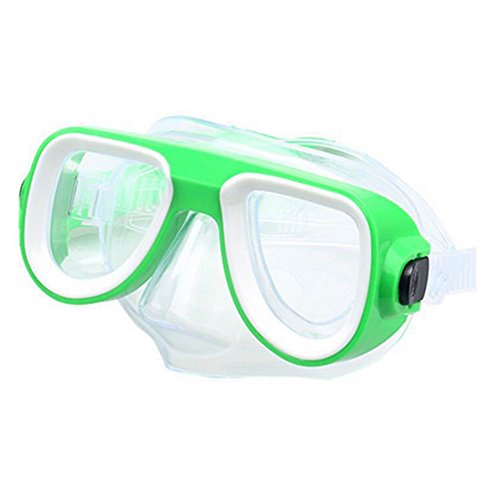 ADSRO Diving and Snorkeling Mask Anti-fogging Silicone Flexible Scuba Mask Swimming Goggles Tempered Glass Lens for Kids Adults Color Random - Thumbnail 4