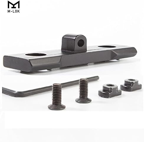 GHHJX M-LOK Bipod Mount Handguard Adapter Low Profile AR15 Rifle Accessory Harris Bipods Picatinny Rail For Hunting