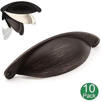 Koofizo Bin Cup Drawer Pull Oil Rubbed Bronze Cabinet Handle