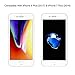 RANVOO iPhone 8 Plus/iPhone 7 Plus Premium Bumper Case, Flexible Protective Aluminum TPU Hybrid Bumper Frame [Support Wireless Charging] for Apple iPhone 8 Plus and iPhone 7 Plus, Jet Black [Armor]