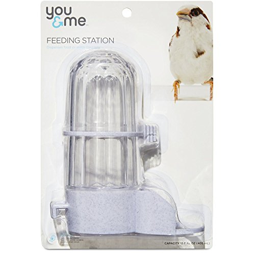 You & Me Jumbo Fountain Feeder, White