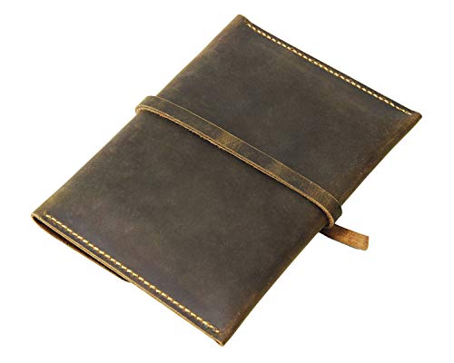 Distressed Leather Kindle Paperwhite Cover Case Vintage Retro Cow Leather Sleeve Case Cover for Kindle Voyage