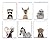 Woodland Nursery Wall Decor | Baby Room Decor Animal Nursery Pictures 8x10 | Baby Nursery Decor Cute Animal Photography Wall Prints| Set of 6 Unframed Prints for Baby Boys & Girls