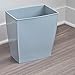 iDesign Small Bathroom Trash Can, Ideal for Primary and Guest Bathroom or Office, Gray, Made in USA