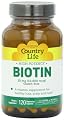 Biotin High Potency 10 mg 120 Veg Caps
