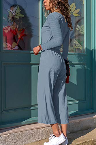 Cassiecy-Jumpsuit-Damen-Elegant-Langarm-Playsuit-V-Ausschnitt-Casual-Lose-Overalls-Lang-Romper