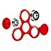 Fidget Spinner,Viyaabang Hand Spinner ,Tri-Spinner Fidget Toys for Adult and Kids -Perfect for ADD,ADHD,and Anxiety.（Red））