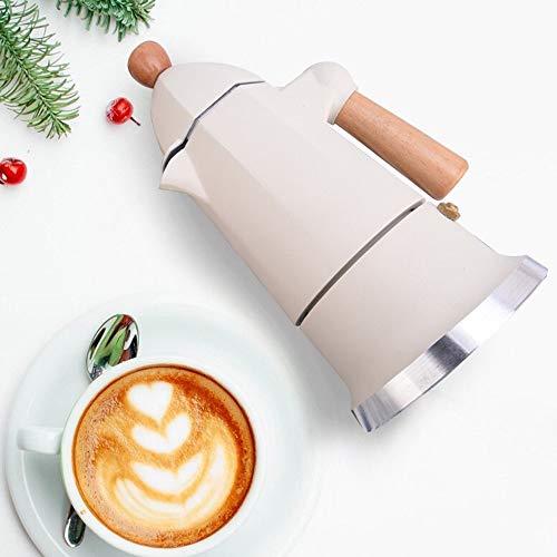 Lwieui Espressokocher Haushaltskaffeekanne Kaffee Geräte Handkaffeekanne Elektroherd Espressokaffeekanne Stovetop… – Bild 6