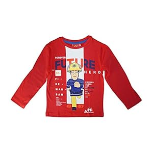 Brandweerman Sam jongensshirt met lange mouwen | kindertrui met lange mouwen