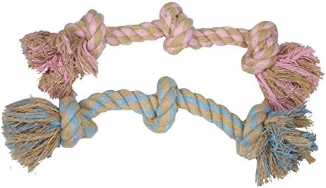 Armitages Pet Products Good Boy Braids Get Knotted Rope Dog Toy (Assorted) (Small) (Assorted)