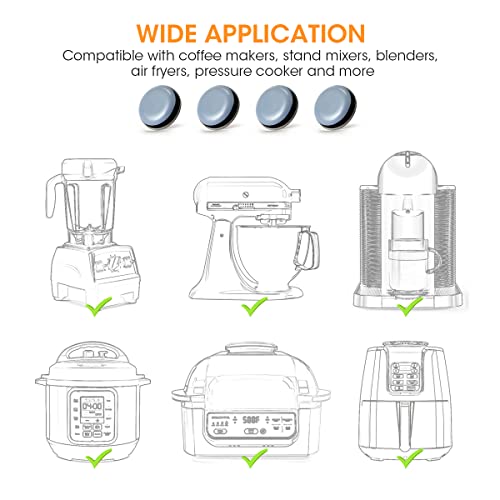 Aieve Appliance Slider, Appliance Sliders for Kitchen Appliances, Small Appliance Slider for Most Countertop