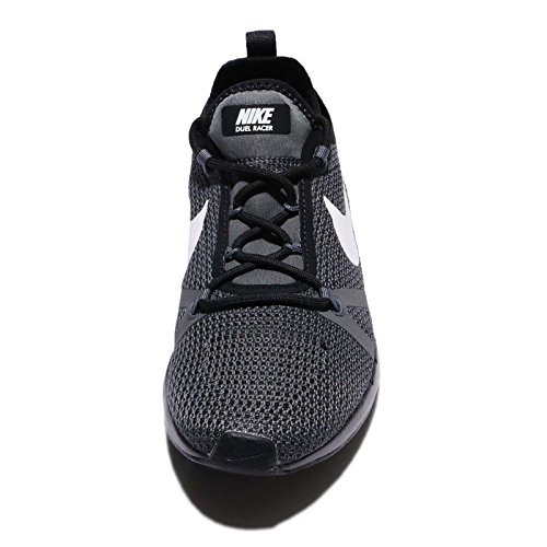 Women's Duel Racer Black/White Dark Grey Ankle-High Running Shoe 9M