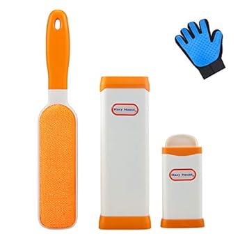 Macy Pet Hair Remover Brush Fur Lint Removal Brush With Self Cleaning Base Dog Cat Hair Remover For Furniture Couch Carpet Bed Car Seat