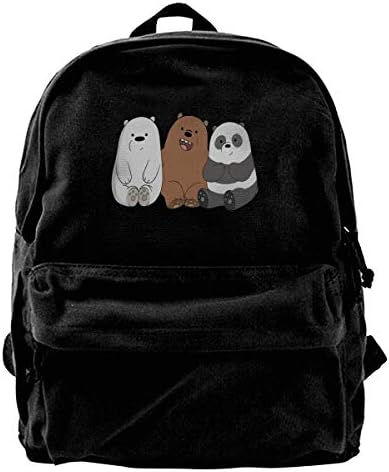 Cool We Bare Bears Travel Laptop Backpack College School Computer Bag For Women & Men