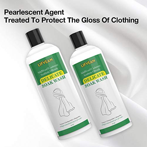 LIFVEAN Delicate Wash Laundry Detergent Highly Concentrated Natural Liquid Delicate Laundry Care