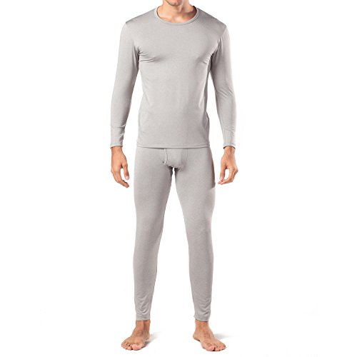 Lapasa men’s 2-pack fleece lined thermal underwear se…