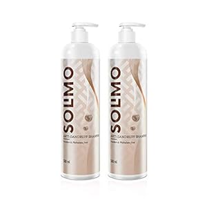 Amazon Brand – Solimo Anti-Dandruff Paraben-Free Shampoo, 500 ml (Pack of 2)