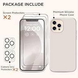 COFFKER for iPhone 12 Pro Max Case, [2X Camera