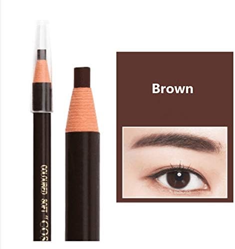 Quality 12Pcs/ Lot 5 Colors Real Top Long-Lasting Full Cosmetic Art Eyebrow Pencil By Brown 1818 Pencil