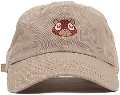Gray Bear Cap Yeezy Hat I Feel Like Pablo Embroidered DAD Baseball Strapback Donda Yzy The Life Of Pablo
