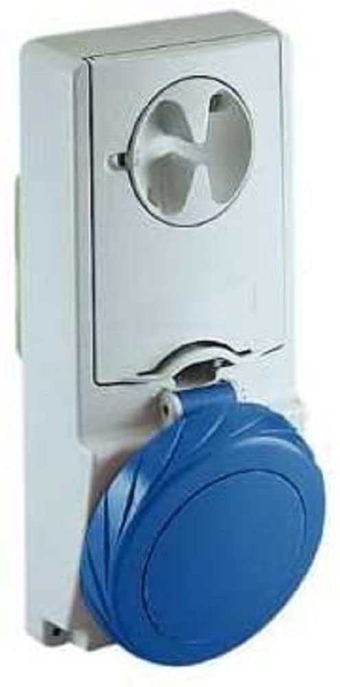 Schneider Electric 82192 SOCKET UNIKA W/INTERLOCK 32A 2P-E 200-25, White