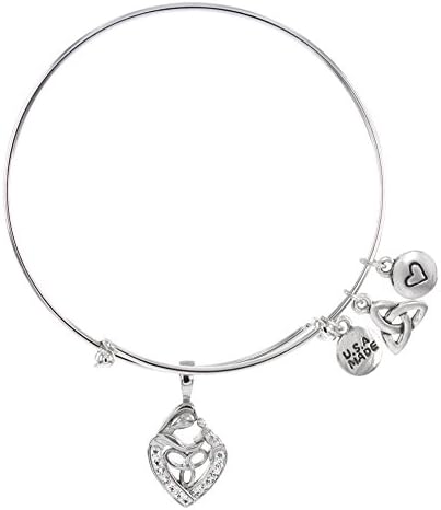 Ashling Aine "A Celtic Mother's Love" TRINITY CHARM BANGLE