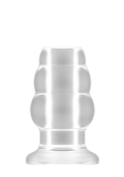 Sono - No.49 - Tunnel klein - hohler Anal-Plug, 3 zoll, transparent