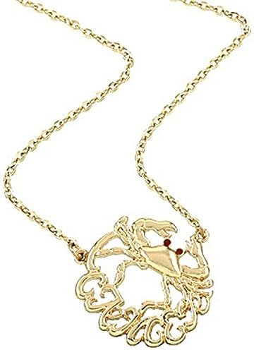Astrological Zodiac Sign Necklace (Cancer Necklace Gold Plated)