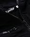 Lende Mens Active Casual Color Blocks Sleeveless Hoodie Zip-up (XL, Black)