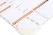 Deluxe Rose Gold Monthly Wall and Desk Pad Calendar - Over 12 Months of Advance Planning and Productivity | Undated - Sheet Size: 22”x17”')
