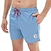 anqier Mens Swim Trunks Quick Dry Swim Shorts with Mesh Lining Swimwear Bathing Suits (Light Blue, XX-Large)