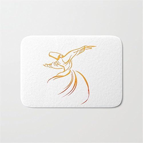 Swesa Sema The Dance Of The Whirling Dervish Bath Mat doormat