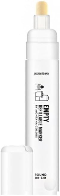 MTN Colors - Empty Refillable Marker - 8mm Round Nib
