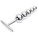 SZXXC Sex Toy - 5 Balls Metal Beads Anal Toy Stainless Steel Butt for Men and Women Sex Love Tools Deluxe Metal Bead Butt Plug Heavy Duty Anal Plug Bead Plug Stainless Steel Polished Plug Pleasure Wand Bum Bead Pleasure Massager Prostate Stimulator Fetish Plug Bondage Bedroom Fun Restraint Unisex Masturbation Anal Toy Sex Toy for Men
